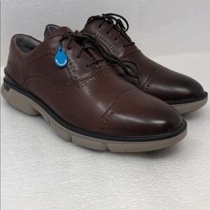 NEW Johnston & Murphy Shoes Tanner XC4 Mahogany Leather CapToe Waterproof Mens 8